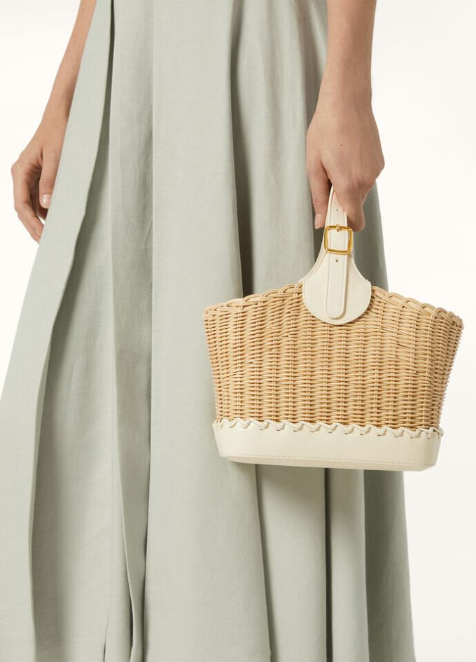 Bobbin Bucket bag wicker