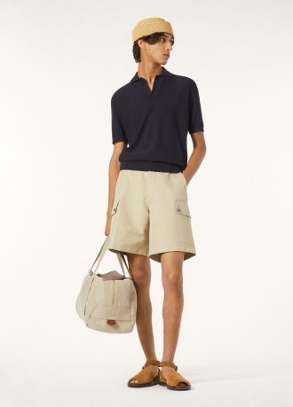 Buttonless Polo Shirt