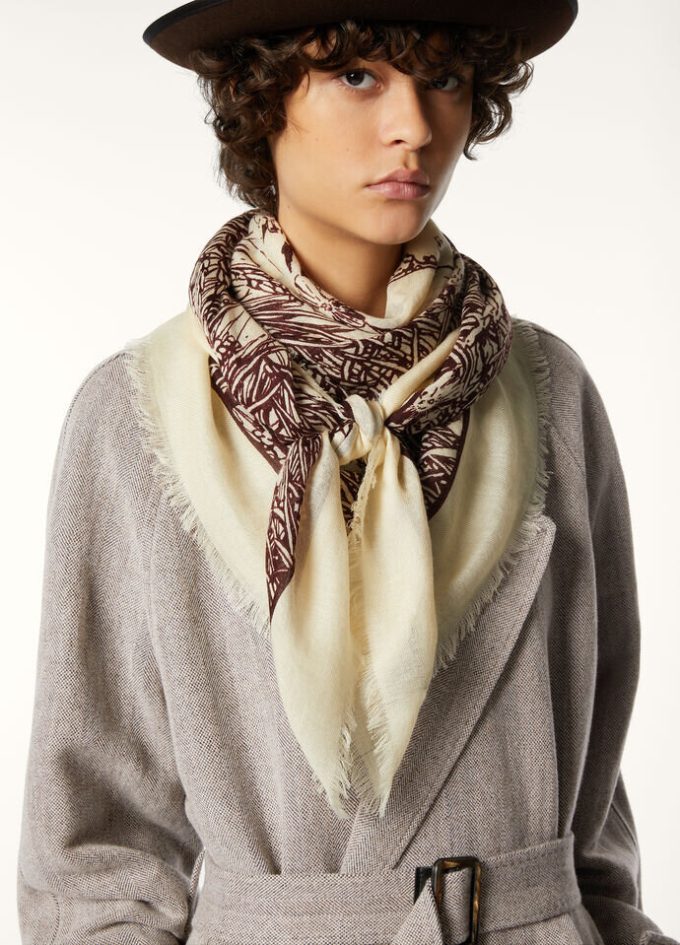 Campo di Lino Fiorito Shawl Campo di Lino Fiorito Shawl