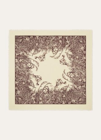 Campo di Lino Fiorito Shawl