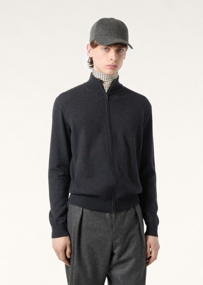 Classic Zip-Up Bomber Jacket Classic Zip-Up Bomber Jacket