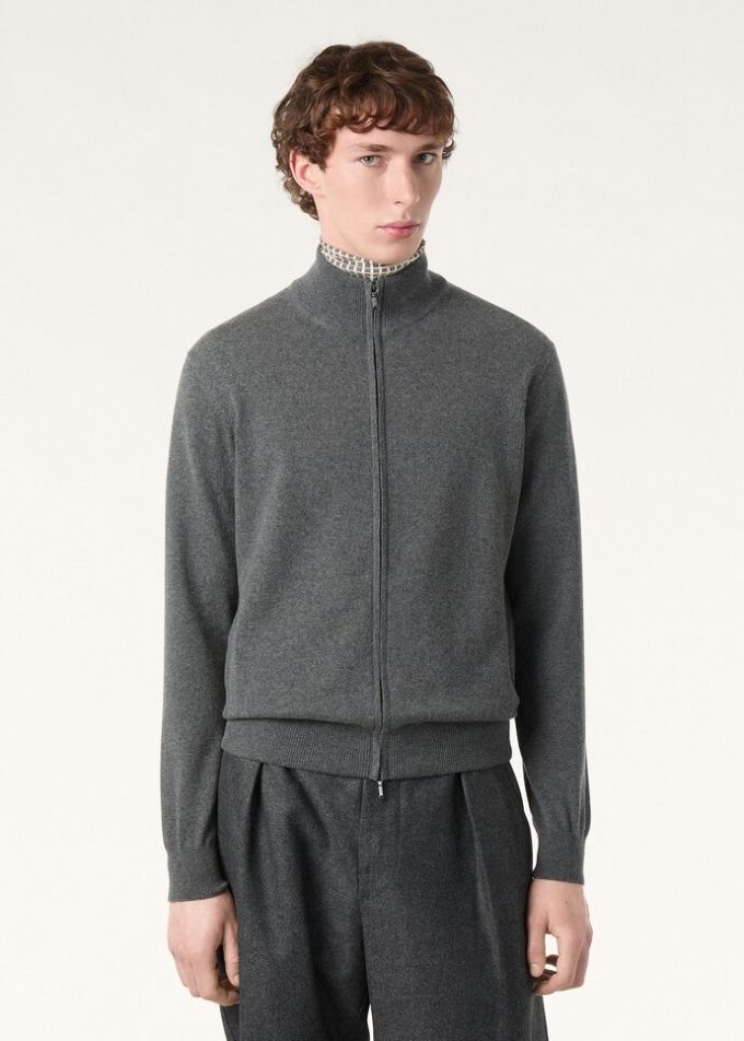 Classic Zip-Up Bomber Jacket Classic Zip-Up Bomber Jacket