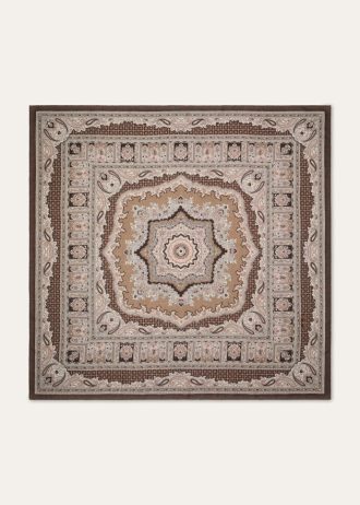 Floral Majolica Foulard 90 x 90