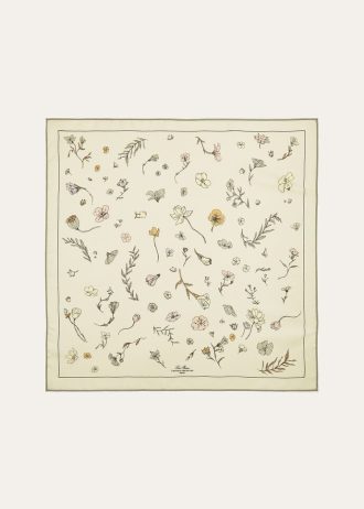 L’Arte Delle Fibre Dei Fiori Foulard 60×60 L’Arte Delle Fibre Dei Fiori Foulard 60×60