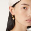 Linen Flower Bud Earrings Linen Flower Bud Earrings
