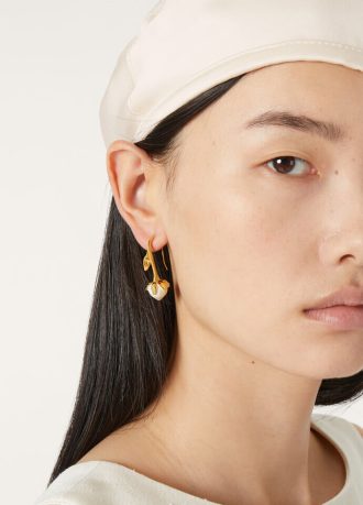 Linen Flower Bud Earrings Linen Flower Bud Earrings