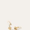 Linen Flower Bud Earrings Linen Flower Bud Earrings