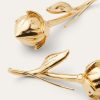 Linen Flower Bud Earrings Linen Flower Bud Earrings