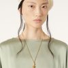 Linen Flower Bud Necklace Linen Flower Bud Necklace
