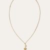 Linen Flower Bud Necklace Linen Flower Bud Necklace