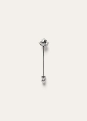 Linen Flower Bud Pin Linen Flower Bud Pin