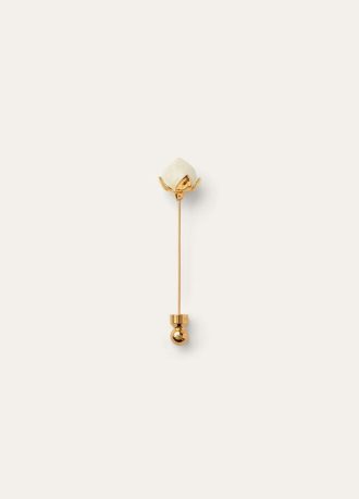 Linen Flower Bud Pin Linen Flower Bud Pin