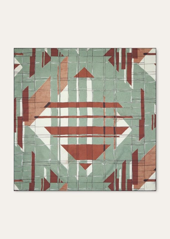 Loro Clan Collage 90 x 90 Foulard Loro Clan Collage 90 x 90 Foulard