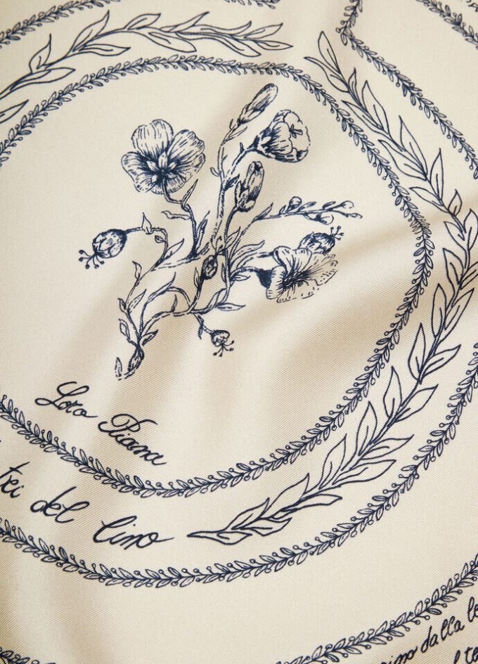 Maestri Del Lino Foulard 90×90 Maestri Del Lino Foulard 90×90