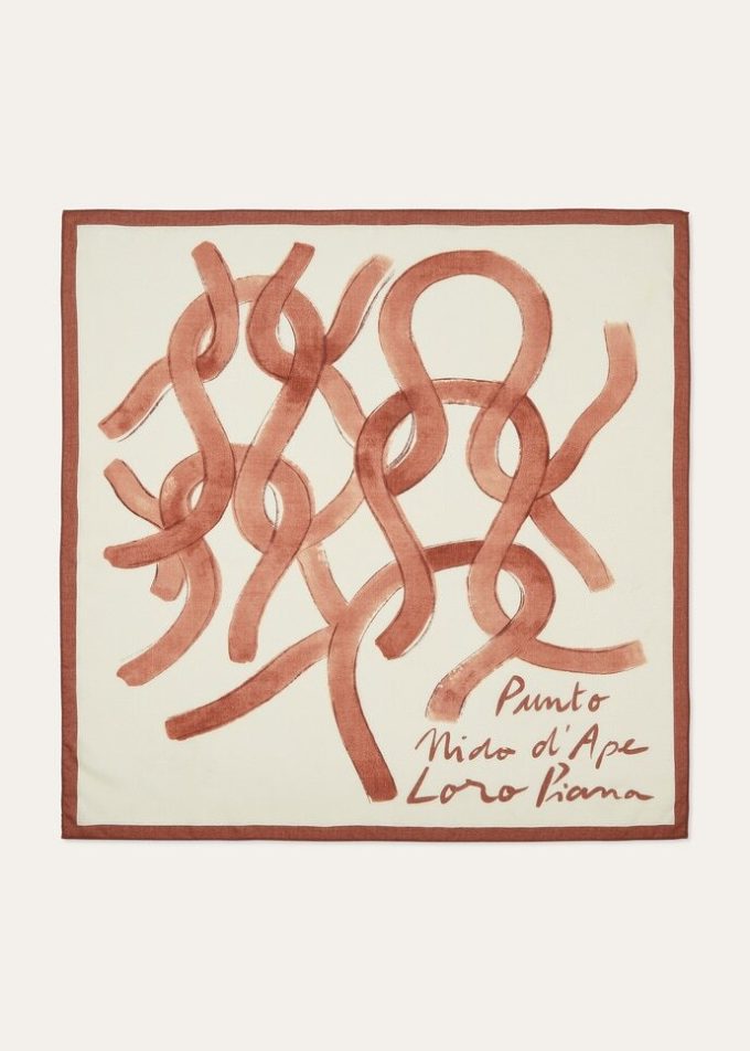 Punto Nido d’Ape Foulard 90×90 Punto Nido d’Ape Foulard 90×90