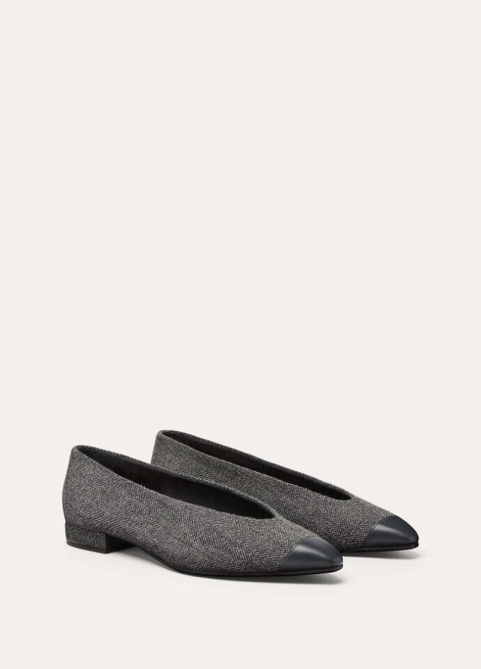 Rebecca Cap Toe Ballet Flat Rebecca Cap Toe Ballet Flat